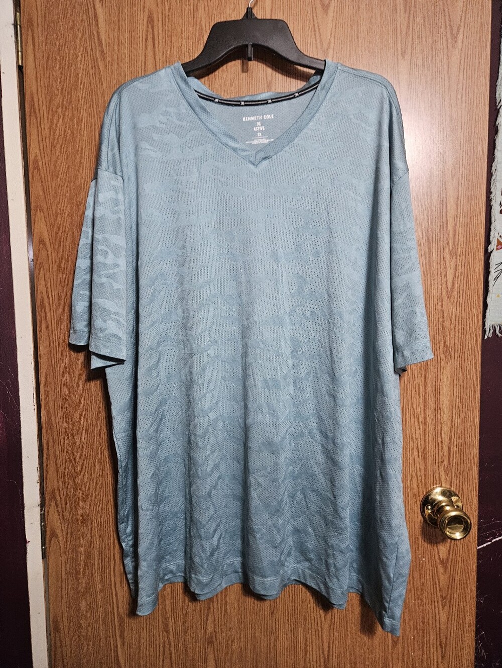 Kenneth Cole Active Moisture Wicking Upf 50 Mens Short Sleeve Tee Size 3X!
